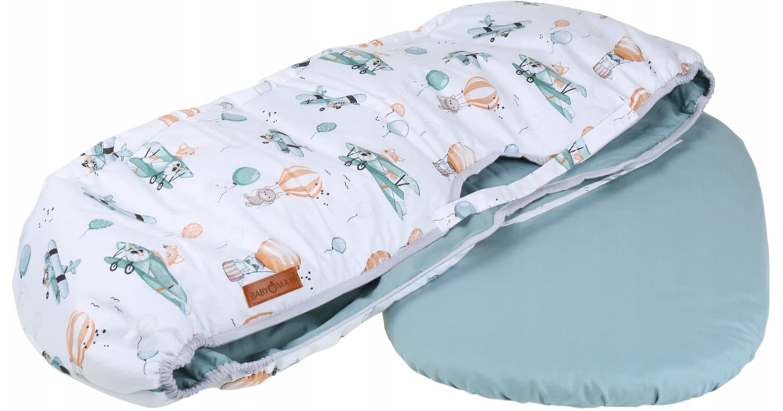 Copertura per navicella double-face per passeggino Dreamy Flight/Sage