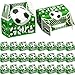 Zonon 25 Pezzi Borse per Dolcetti di Calcio Borse per Feste di Calcio Scatola per Dolcetti da Calcio Scatole per Compleanno Bomboniere, 4,8 x 2,4 x 5,2 Pollici