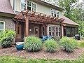 Pergola Depot Sombrero 12x16 Cedar Pergola Kit with 10' Posts and End Shape E