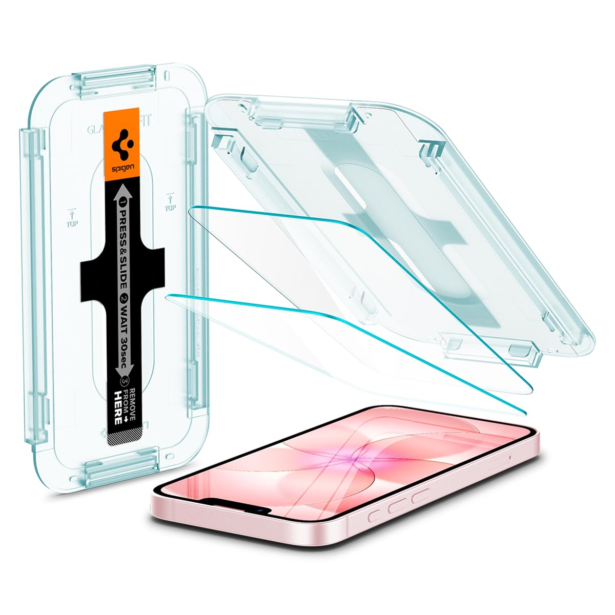 Tempered Glass Screen Protector [GlasTR EZ FIT] designed for iPhone 17e / iPhone 16e / iPhone 14 / iPhone 13 Pro/iPhone 13 [Sensor Protection - 2 Pack]