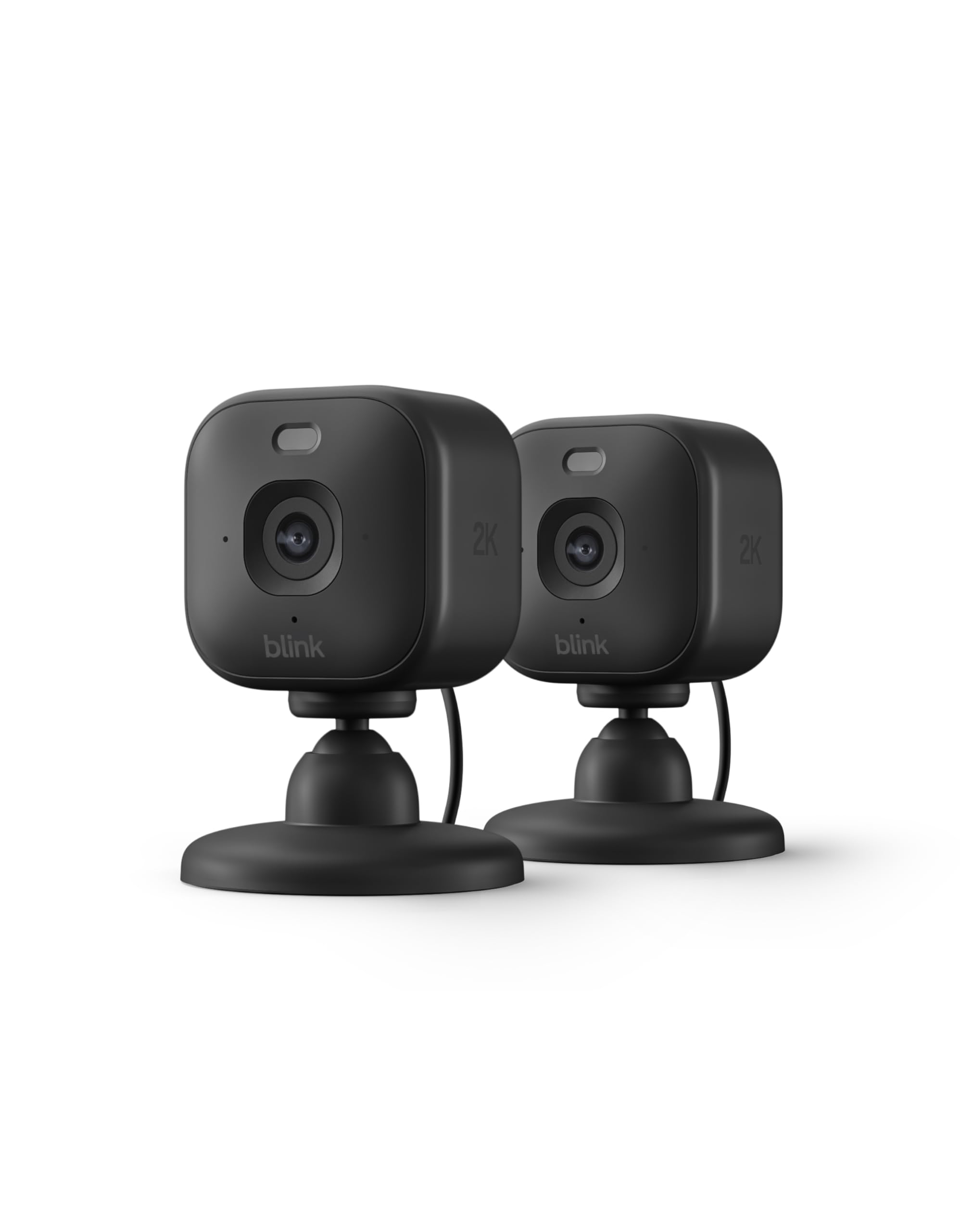 Blink Mini 2K+ | Plug-in Indoor/Outdoor Security Camera | 2K wide-angle video | 4x Zoom | Colour...