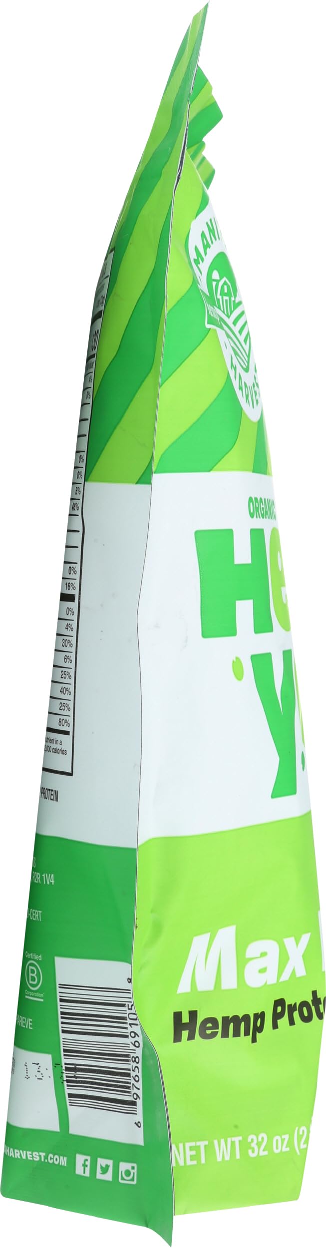 Manitoba Harvest Organic Max Fiber Protein Powder, Unsweetened, 32 oz — Amazon image 4