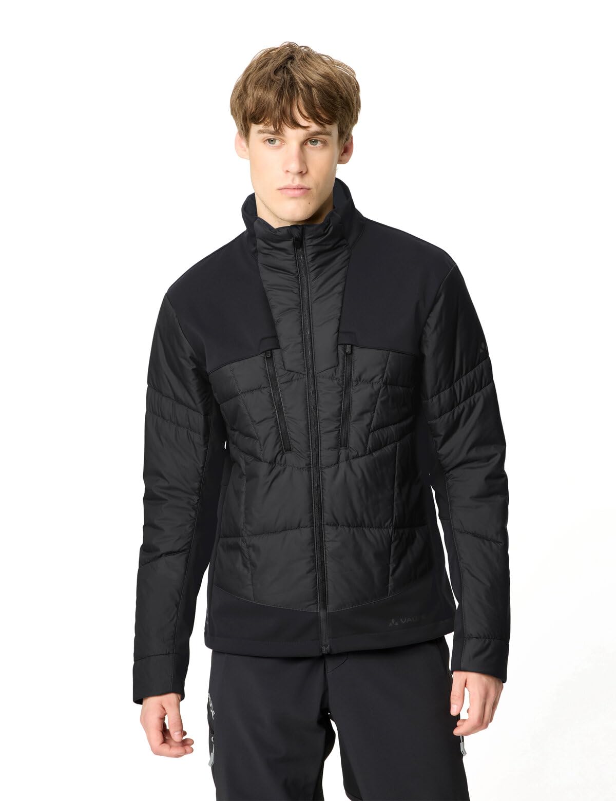 VAUDE Men's Minaki Jacket IV - Chaqueta térmica para bicicleta de montaña para hombre, con protección contra salpicaduras impermeable en la espalda baja