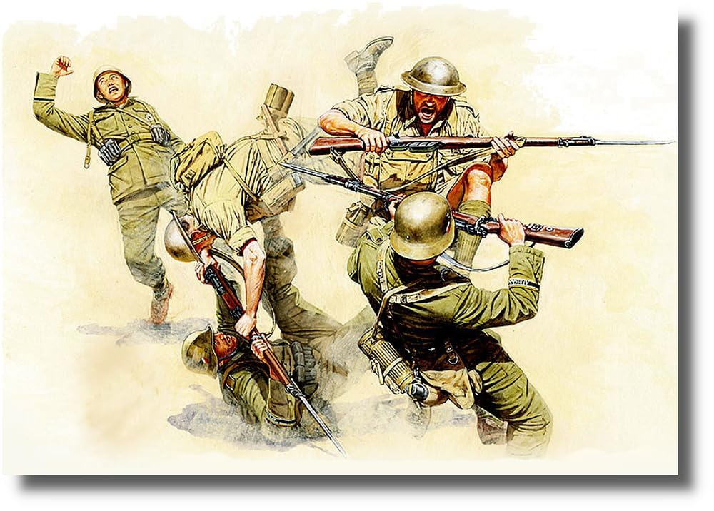 Amazon | マスターボックス 1/35 白兵戦 ドイツ軍vsイギリス軍5体 1941