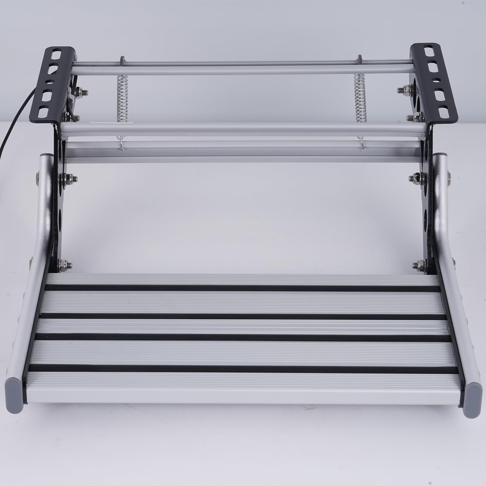 YUCHENGTECH Escalón Plegable para Autocaravana Aluminio Retráctil Antideslizante Soporta 150 kg para Caravanas, Furgonetas Camper y Remolques