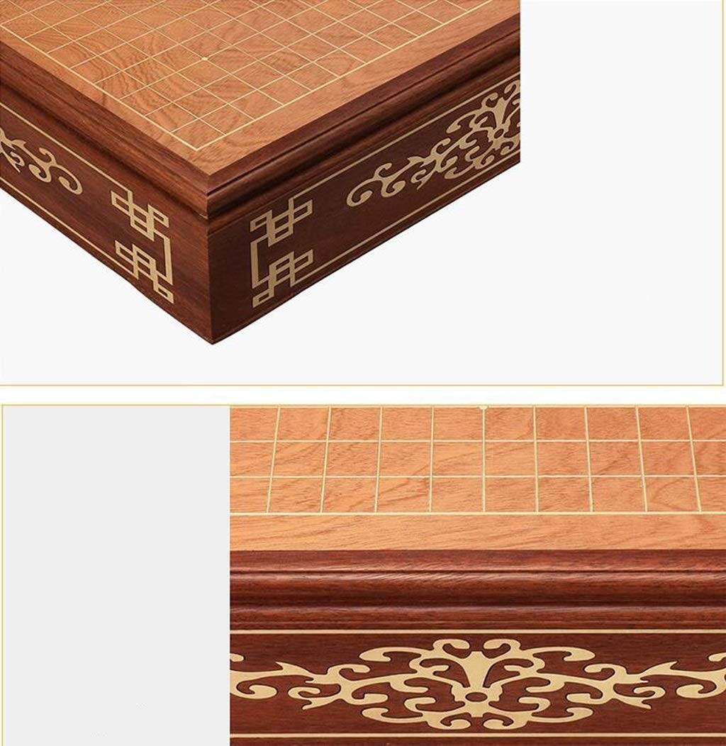 Set da gioco Go, giochi casuali Accessori for la casa Set da gioco Go Scacchiera in legno con cervello di drago for adulti classica grande (marrone)