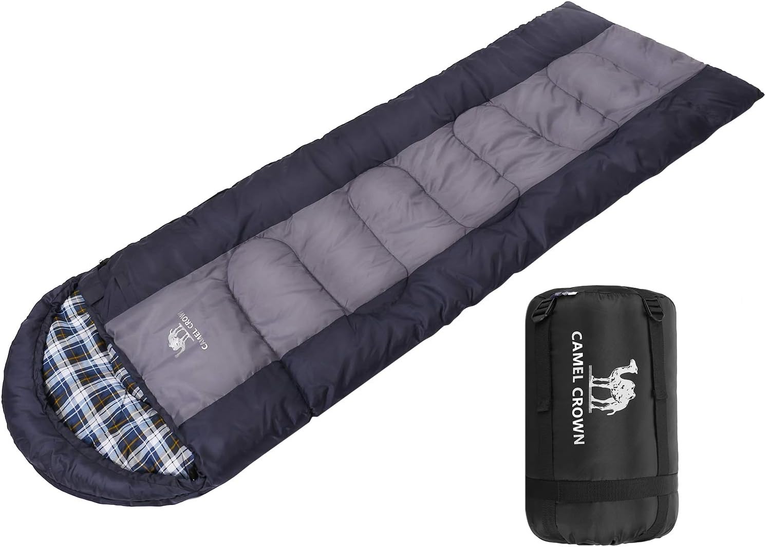 CAMEL CROWN Sleeping Bag for Adults Kids Indoor Outdoor