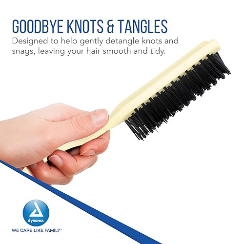Miniatura 5 de Dynarex 4881 Cepillo de pelo para adultos, color marfil, 24 unidades