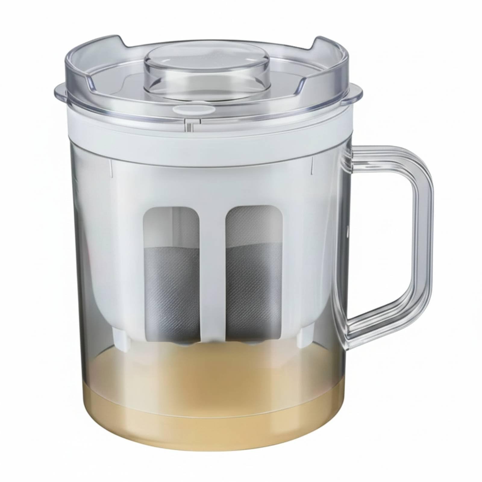 Food Grade Yogurt Strainer Fine Mesh Filter Greek Yogurt Creator Reusable Whey Separator Large Capacity for Health Enthusiasts, Home Cooks, Refrigerator, with Handle-image-42