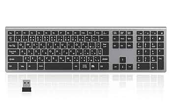 Amazon.co.jp: seenda ワイヤレスキーボード 2.4GHz 超薄 無線