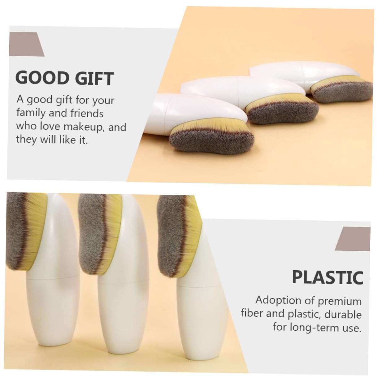 FOMIYES 8stücke Kosmetik Pinselset Multifunktionale Foundation Und Puderpinsel Für Präzise Make-up-anwendungen Für Anfänger Und Profis Aus Langlebigem Material Gefertigt