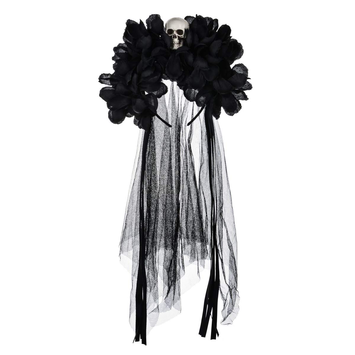 VividsunDay of The Dead Headband Costume Rose Mexican Flower Headband