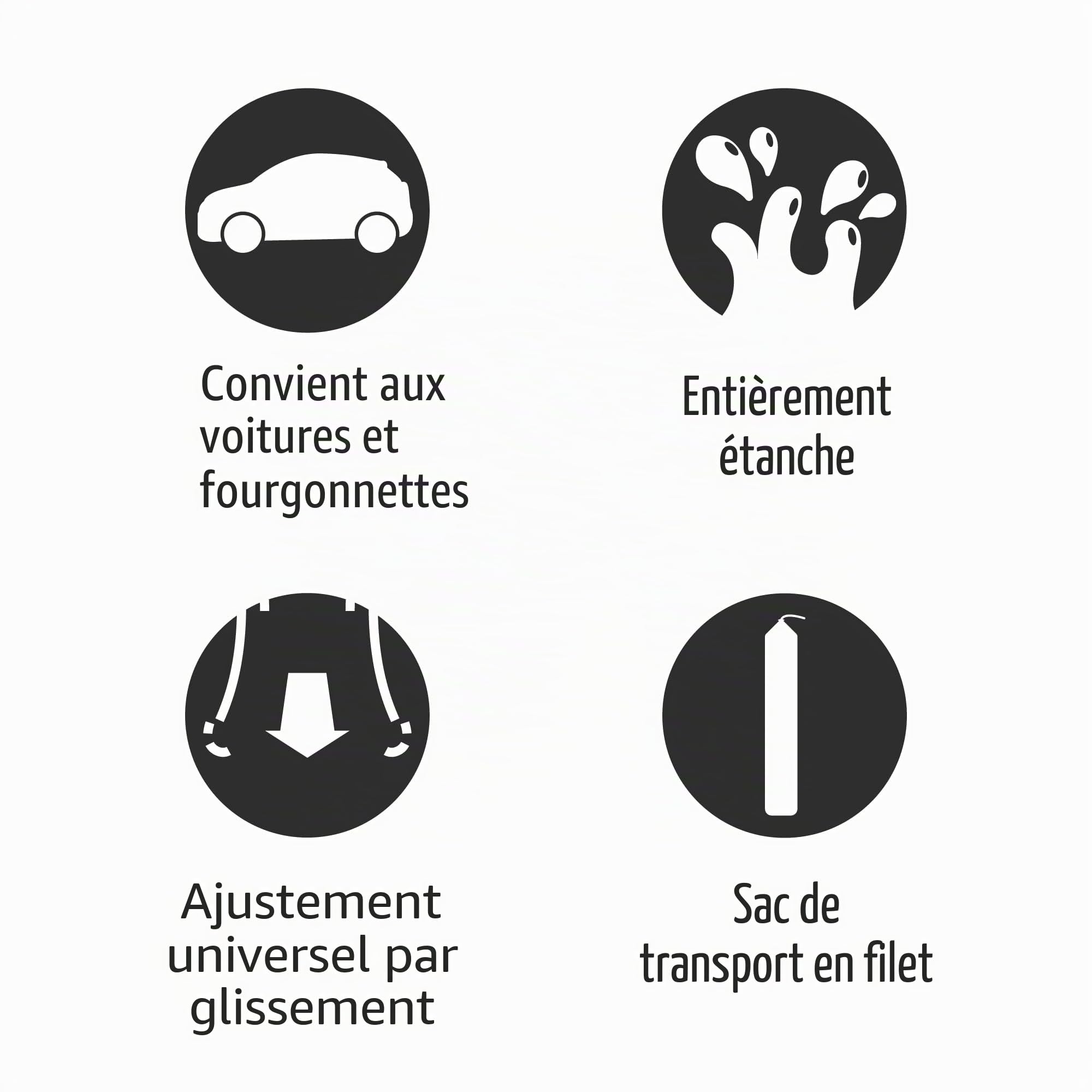 Osprey Housse de siège de Voiture imperméable en néoprène pour Sports Nautiques, Surf et Gym avec Base antidérapante