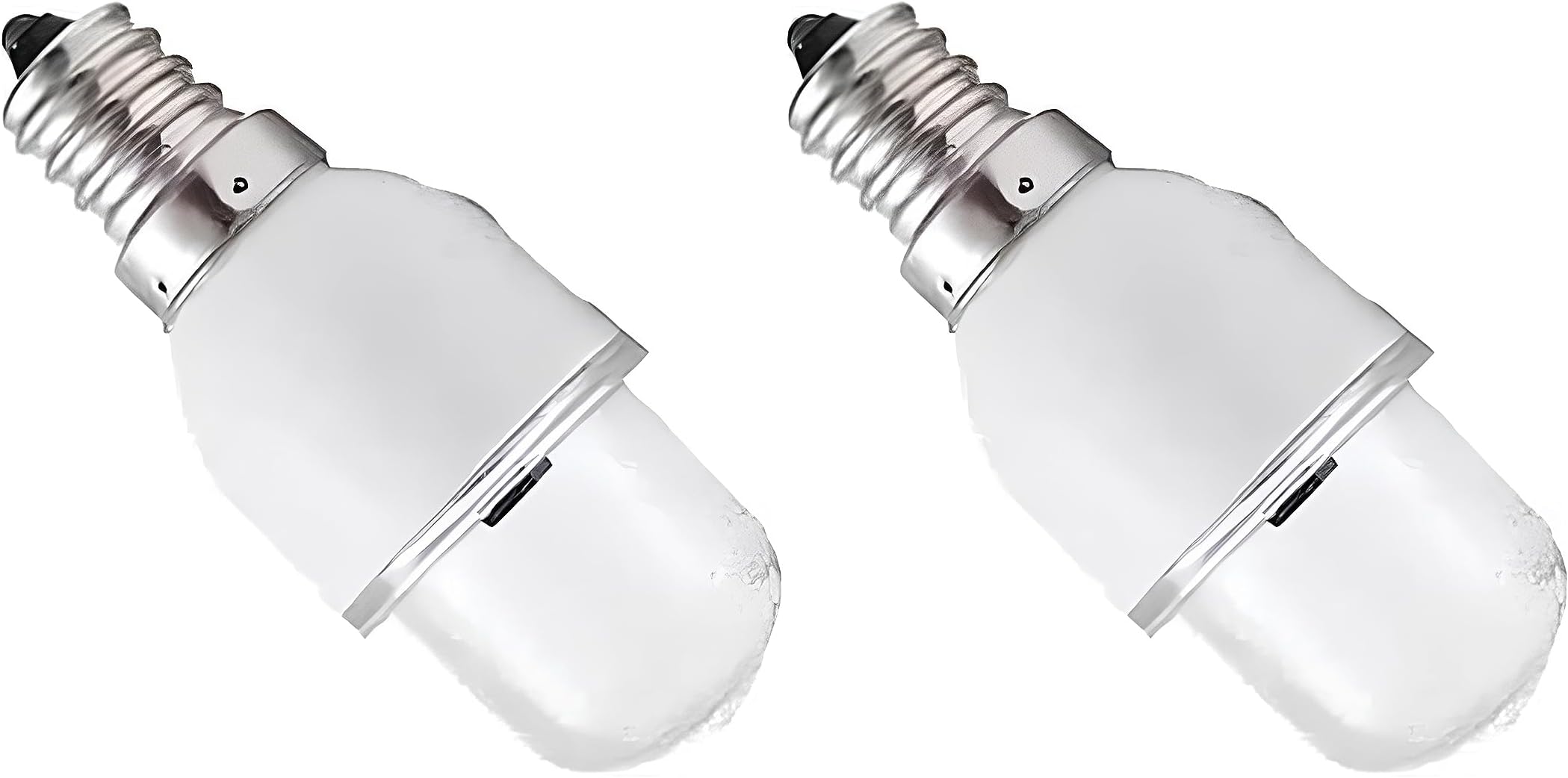 SUPER SHINE 2 Of Refrigerator Led Light E 14 Bulb 1.5 Watt Compatible With Whirlpool And Samsung Fridge And Lamp Base Size E14 Color White