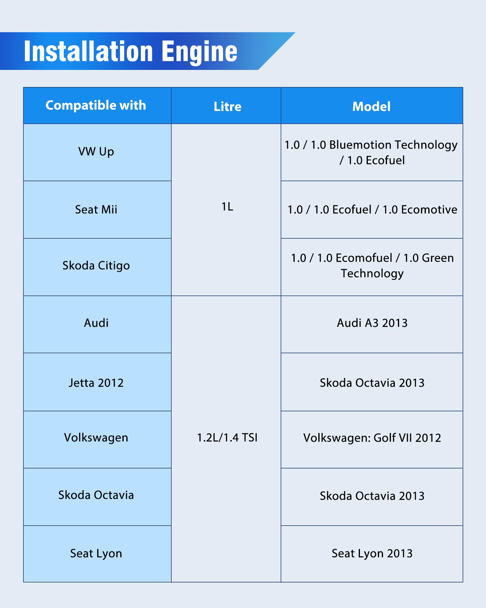 6tlg Zahnriemen Werkzeug, Motor Einstellwerkzeug Set, für VAG EA211, 1