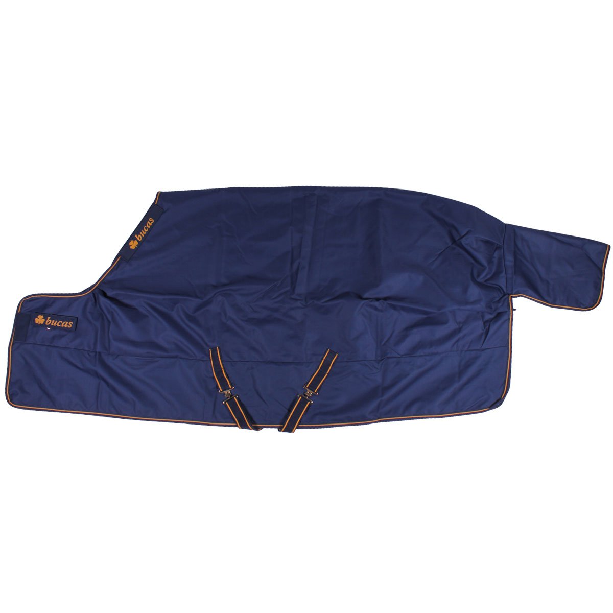 Bucas Irish Turnout Light/50 Classic, Weidedecke Rückenlänge 145 cm, Navy/gold | Wasserdicht, Atmungsaktiv, 50g Füllung, Classic