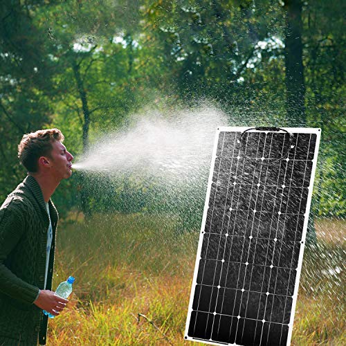 Amazon | DOKIO フレキシブル ソーラーパネル 100W 12V バッテリー適用