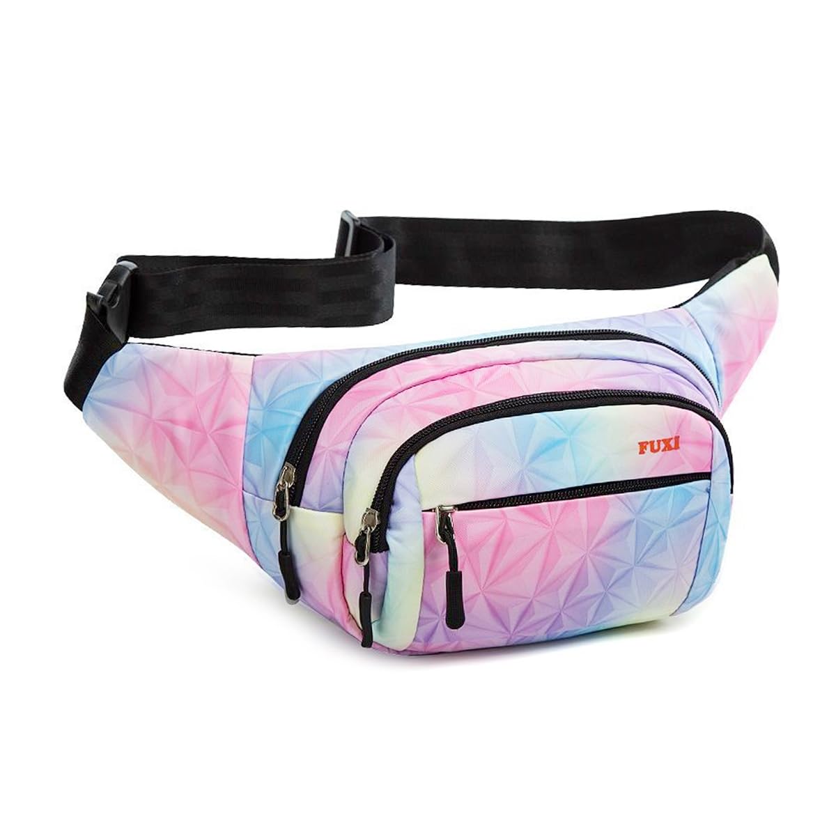 PALAY® Waist Bag for Women Stylish Color Print Fanny Pack for Women Oxford Cloth Waist Bag Multi Layer Lightweight Travel Waist Bag Running Waist Bag Bumbag (B0CLN9W145) Amazon Price History, Amazon Price Tracker