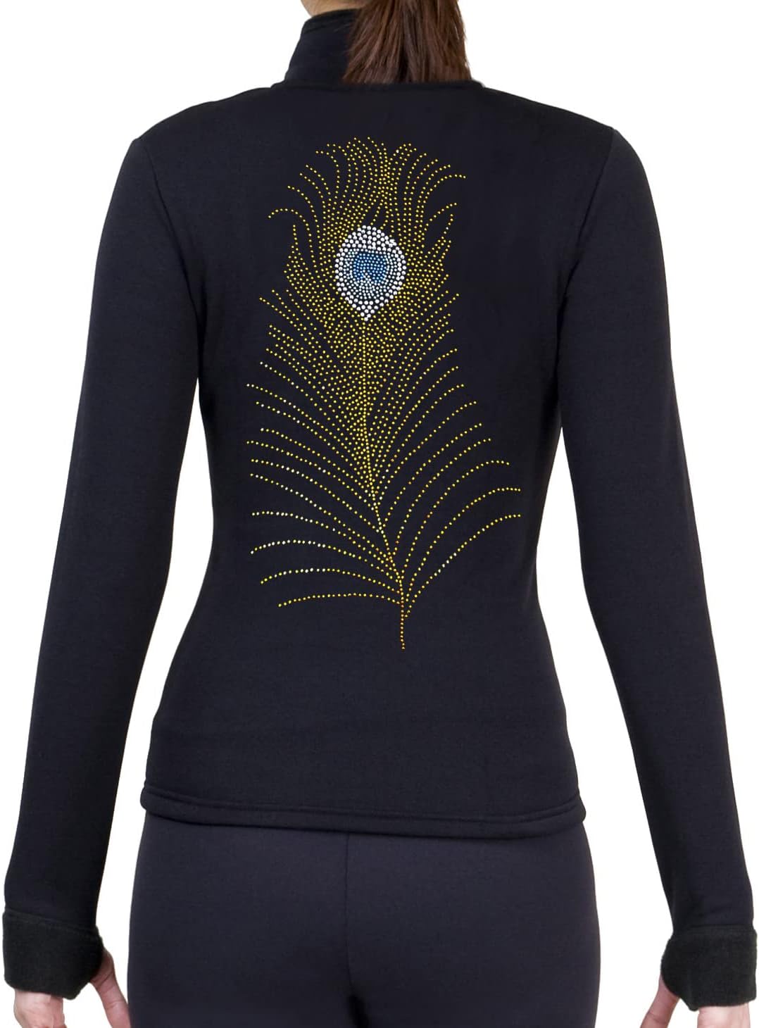 NY2 SPORTSWEAR Figure Skating Polartec Polar Fleece Jacket with Rhinestones JR23 - Adult Sizes