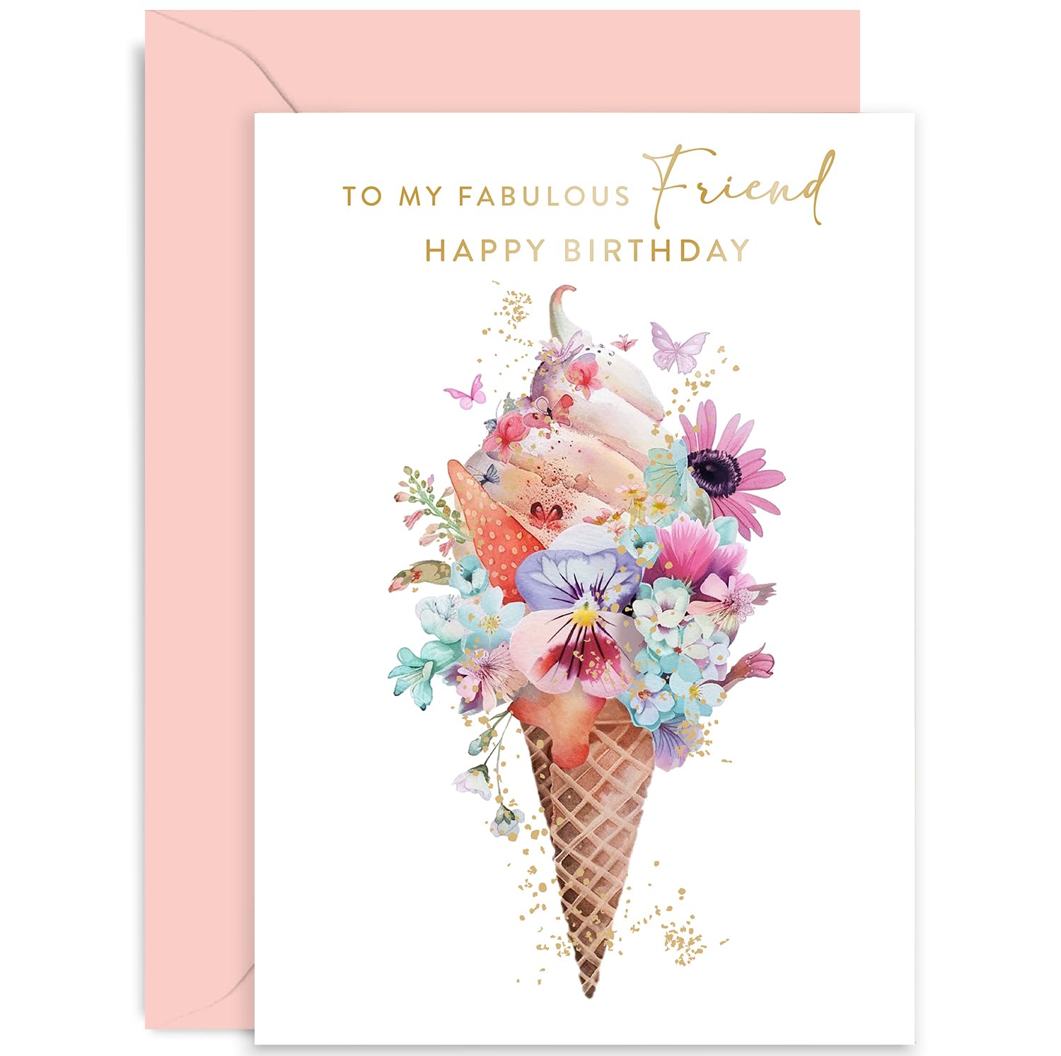 Tarjeta De Cumpleaños Para Ella, Tarjeta De Cumpleaños Femenina, Tarjeta De Cumpleaños Para Amiga, Tarjeta De Cumpleaños Para Ella, Tarjeta De