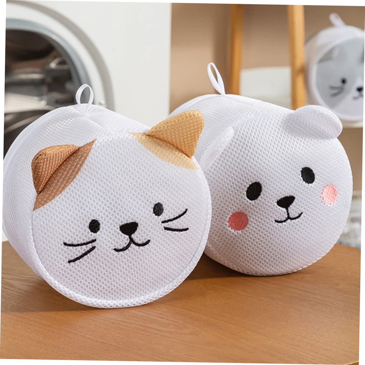 6stücke Cartoon Katzen Wäschebeutel Mesh Atmungsaktive Waschbeutel Für Unterwäsche Und Socken Für Waschmaschine Und Aufbewahrung