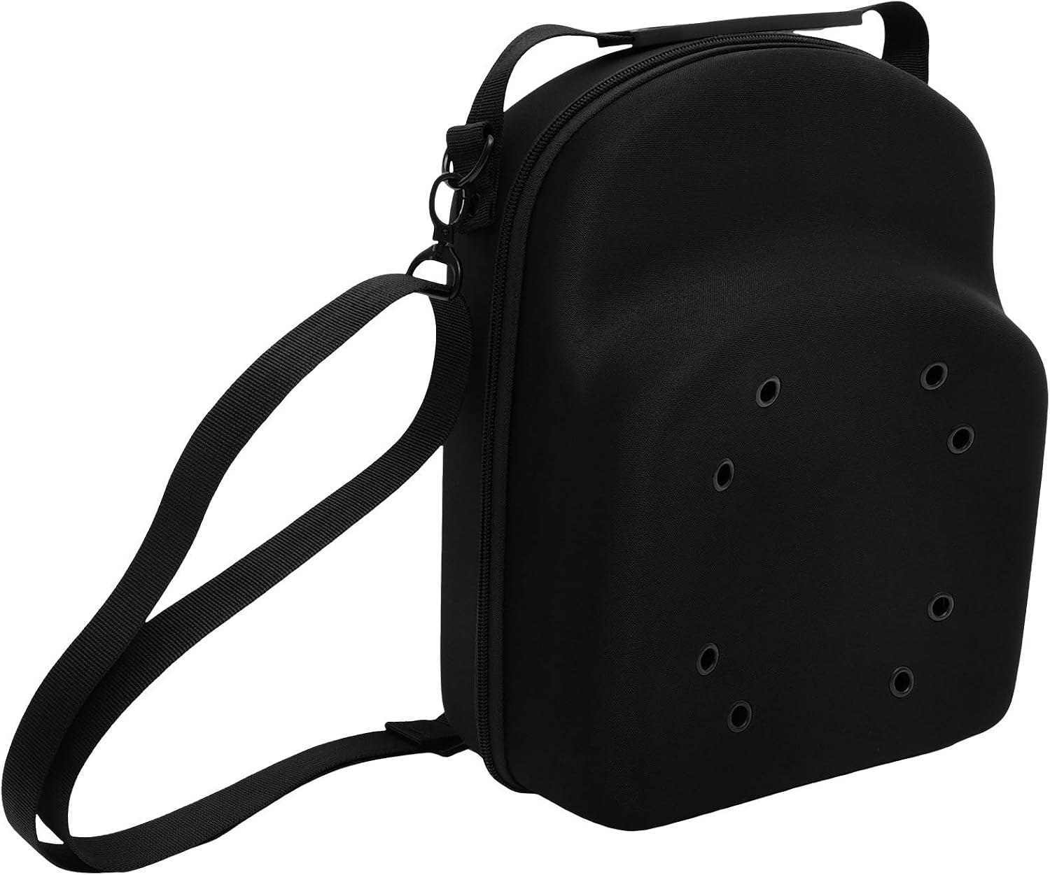 CALLARON Baseball Caps Storage Case Small Eva Hard Hat Organizer Box with Handle Portable Travel Hat Carrier for Men and Women