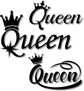 Amazon.com - Road Rage Premium Vehicle Decals I'm A Queen 3 Pack Decal ...