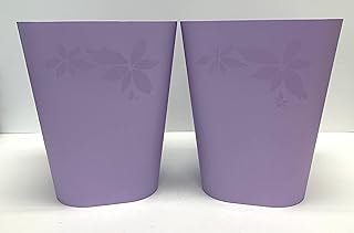 Mintra Home Trash Bins (Lavender, 12 Liter (3 Gallon) - 2 Pack)