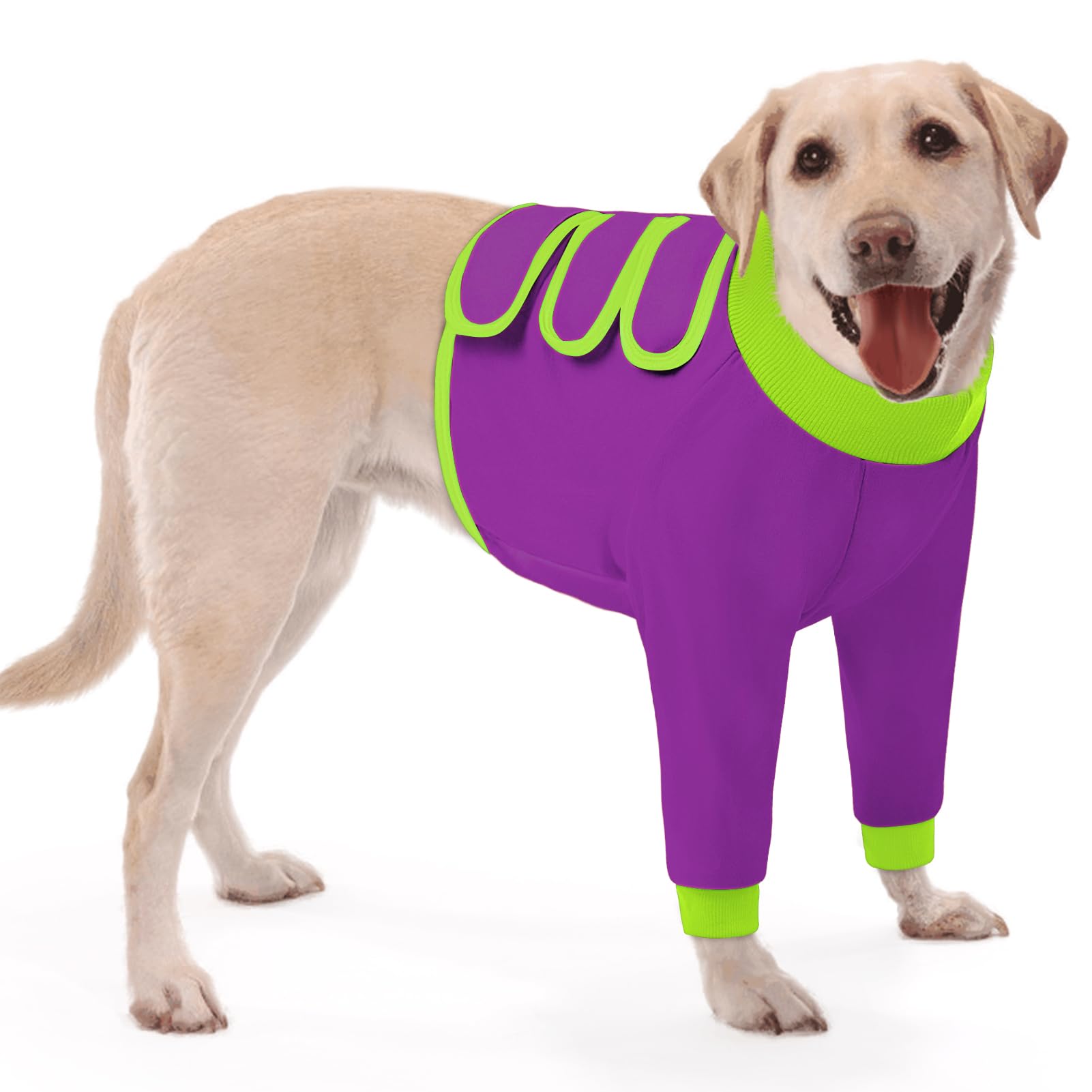 KOESON Soft Cotton Dog Recovery Suit for Front Legs After Surgery, 2XL