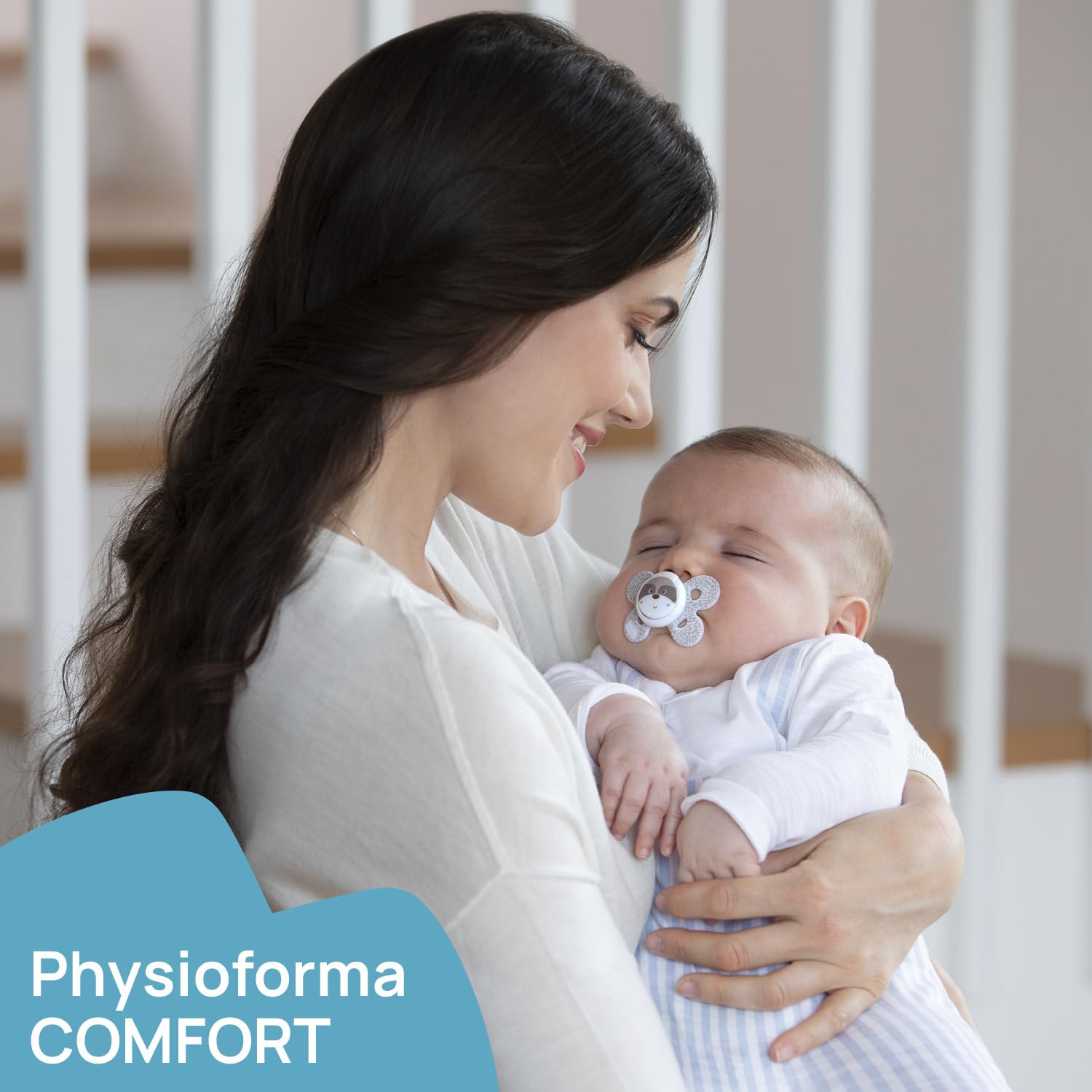 Chicco Physio Comfort Night Bimbo Succhietto di Silicone, 16-36 Mesi, Colori Assortiti, 2 Pezzi