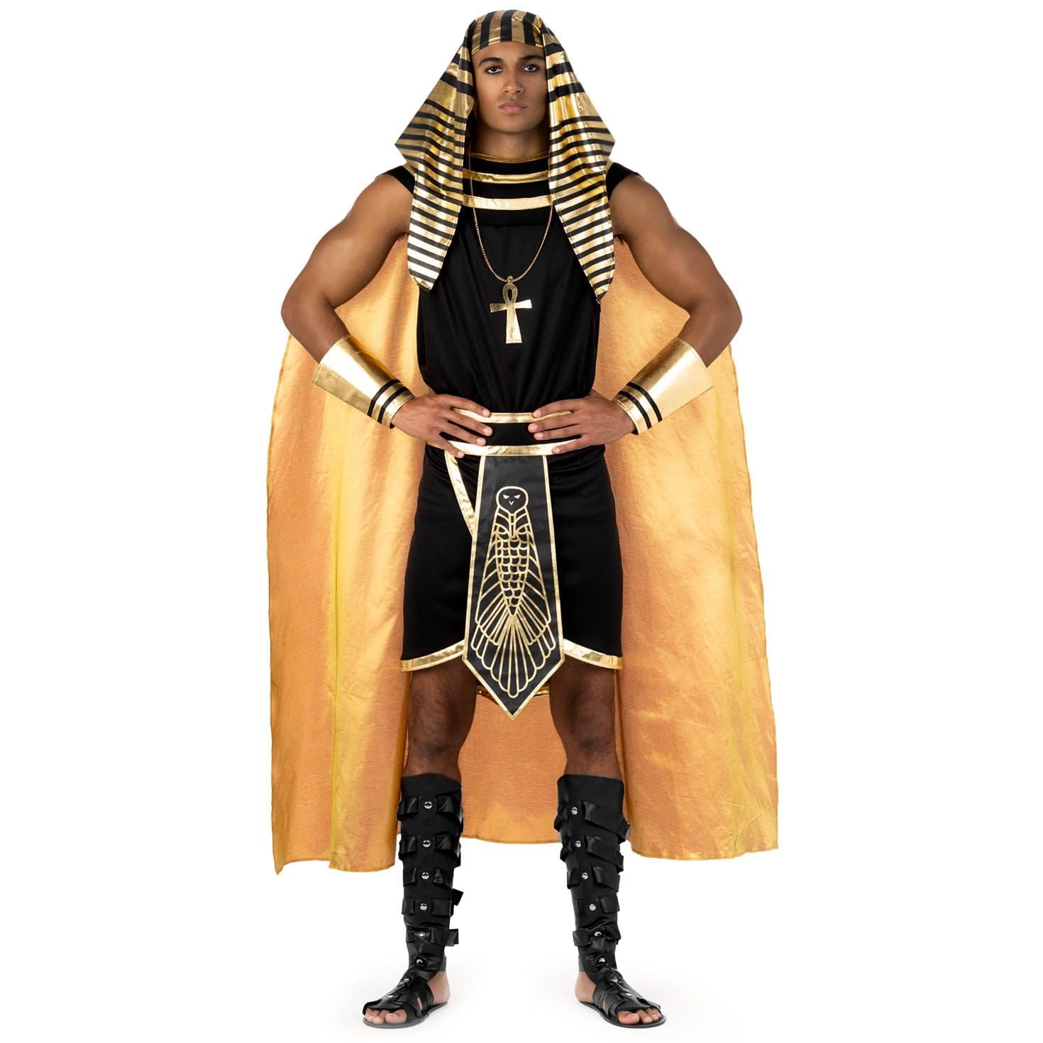 Morph Deguisement Egyptien Homme Costume Déguisement Pharaon Adulte Halloween