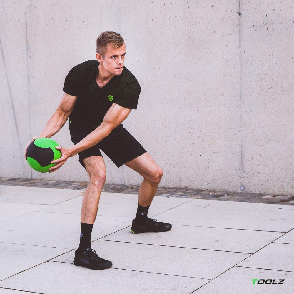 TOOLZ Medizinball für effektives Krafttraining - Medicine Ball für das Schnellkraft-, Explosivkraft- und Kraftausdauertraining