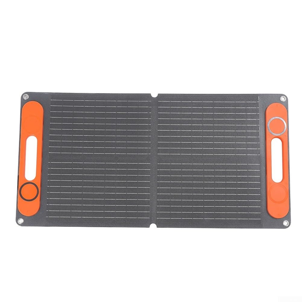 Pannello solare da 80 W, pieghevole, con USB e uscita da 12 V | Celle monocristalline, ad alta efficienza, design pieghevole, facile da trasportare, ideale per i viaggi