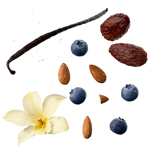 Miniatura 5 de Bearded Brothers, Barras de Energía con Proteína Vegana Orgánica, Vainilla y Arándano (Paquete de 12) - Sin Gluten, Paleo, Fibra, Whole 30 Snacks