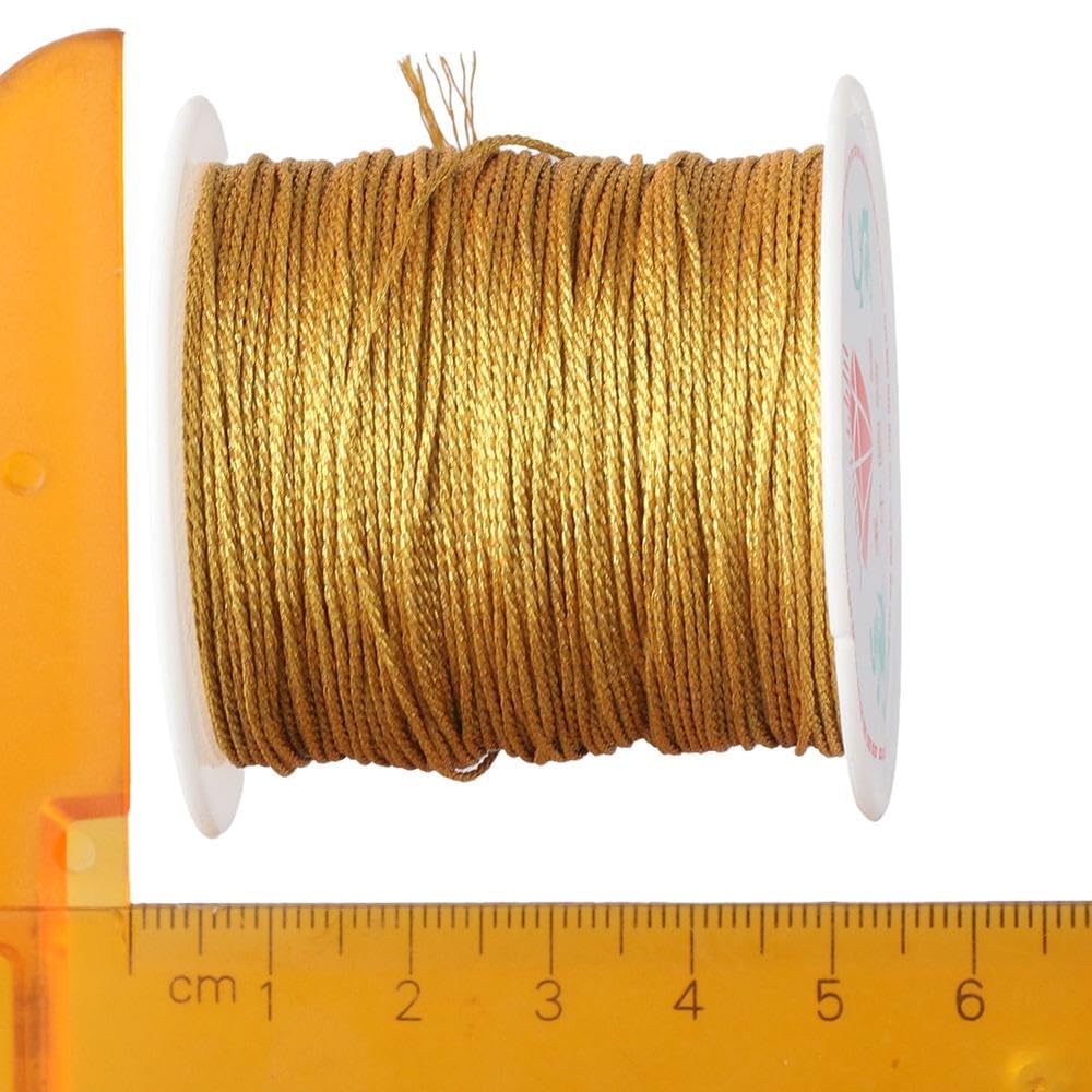 Amazon.co.jp: 5ロール/110ヤード メタリックエラスティックコード 1MM