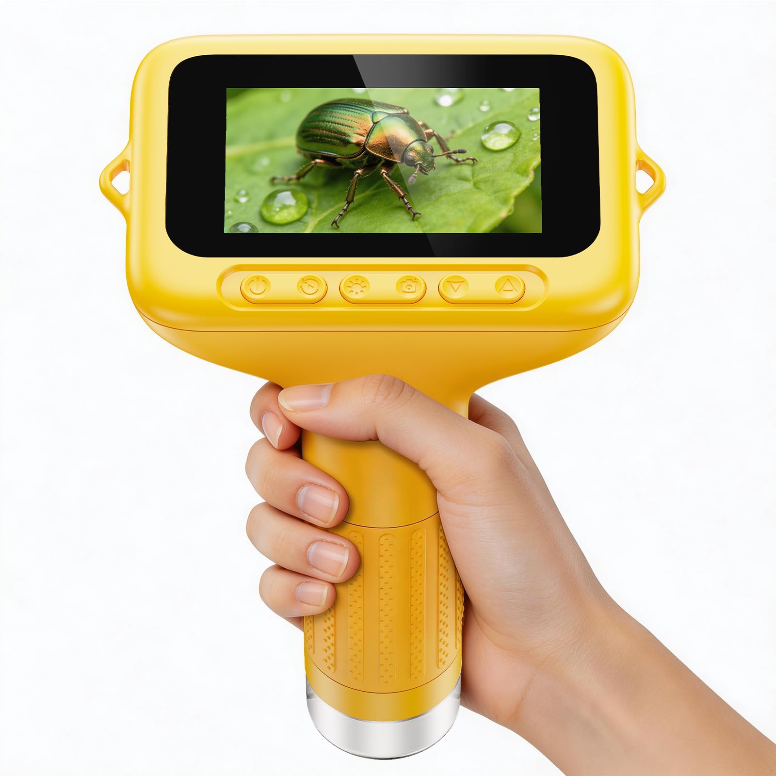 Amazon.com: Aspoven 1000X Handheld Digital Kids Microscope with