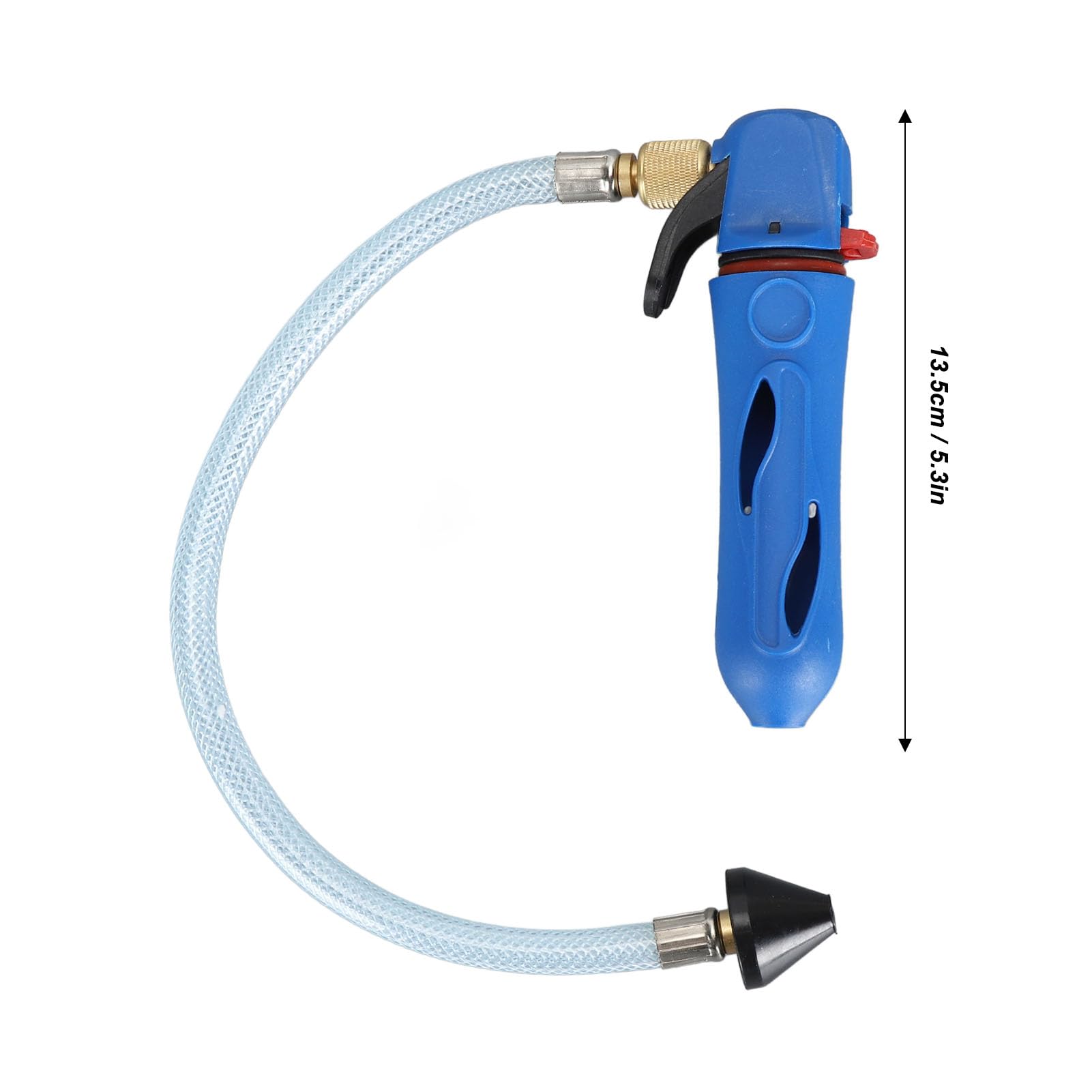 Lybunair High Efficiency CO2 Cartridge Drain Gun, Versatile Threaded Blaster Cleaner for Cleacircle AC Condensate Lines (Blue)