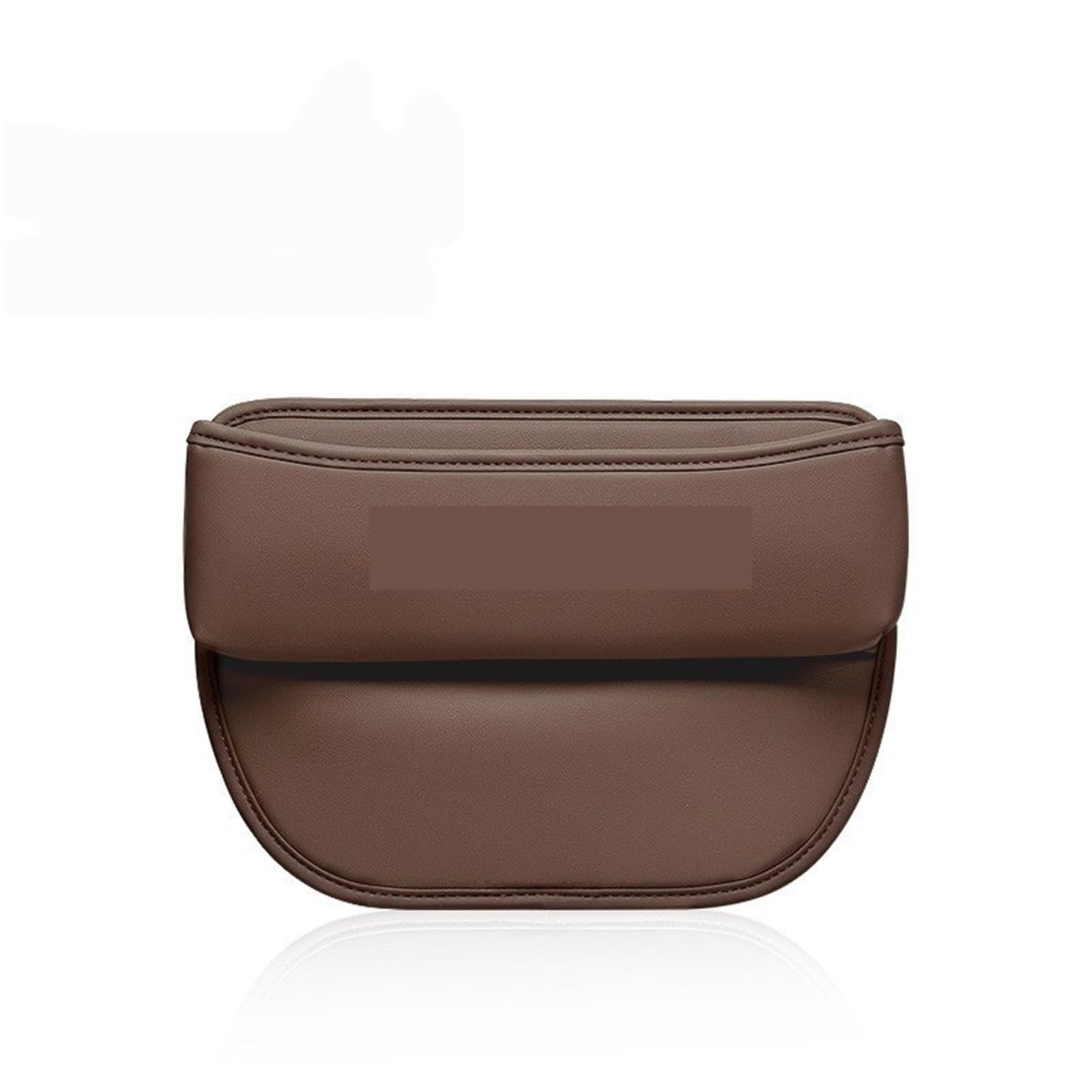 DASJKDI Car Front Seat Slit Catcher Side Gap Filler Organizer Special Crevice Storage Box for car(Brown)