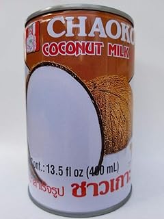 Chaokoh Coconut Milk 13.5 Ounce can (Pack of 10)