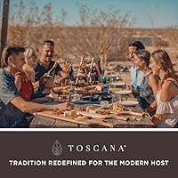 Vista 9 de PICNIC TIME NCAA Juego de tabla de queso y cuchillos con parte superior de vidrio de concierto, juego de tabla de charcutería, tabla de cortar