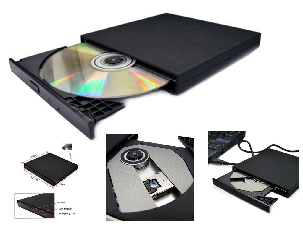Buy USB 2.0 External Slim CDROM Drive for Acer Aspire Online at