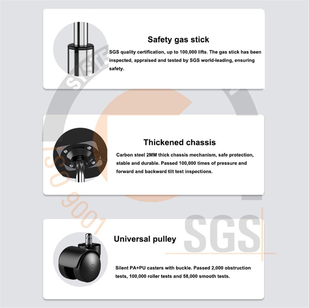 ZJDU Round Rolling Stool,Massage Stools Task Chair, Swivel Seat, 360-Degree Rolling Swivel, Height Adjustable,Comfortable Cushioned Backrest,SPA Medical Salon Stools with Wheels,Red : Beauty & Personal Care