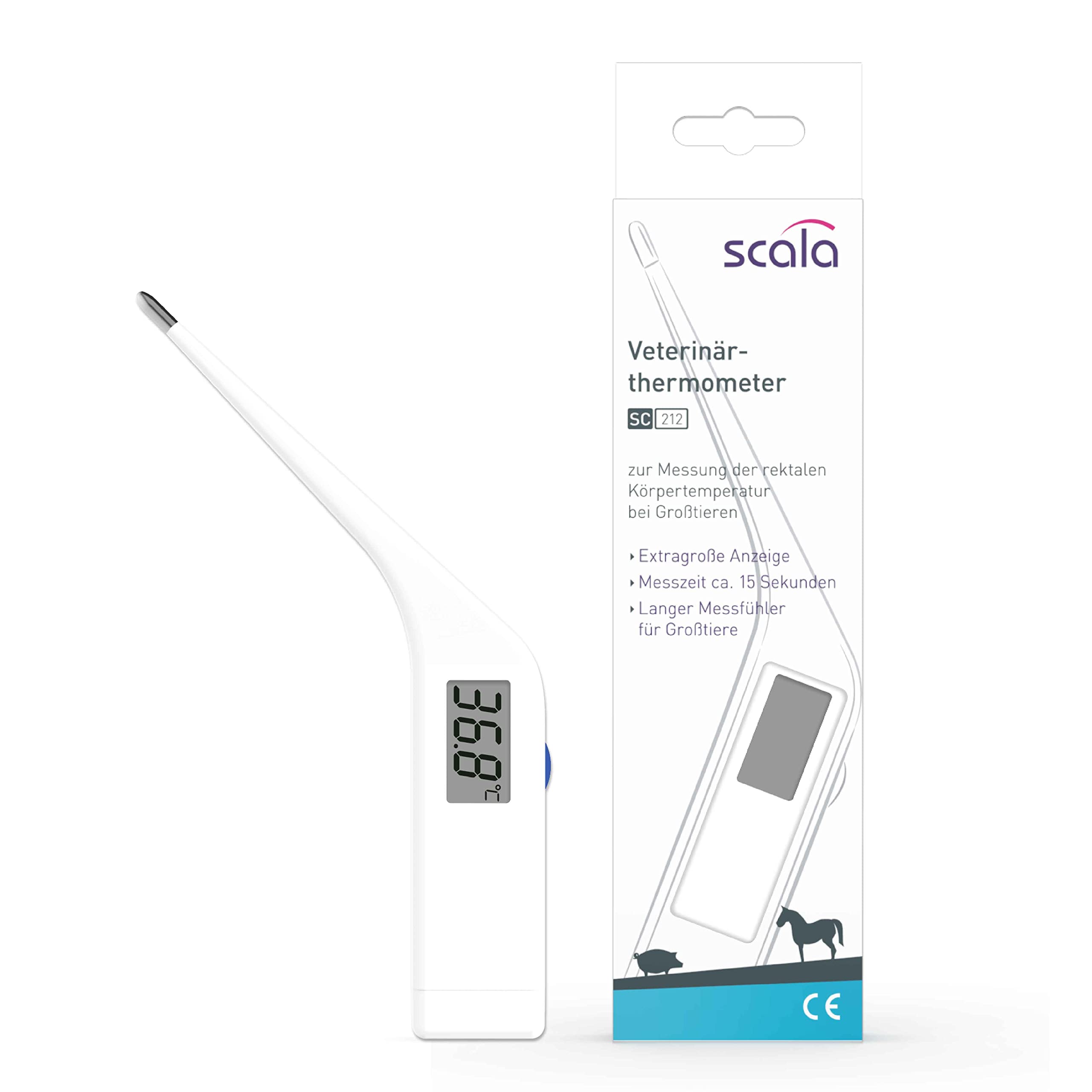 SC 212 Veterinary Thermomter White, 78 g