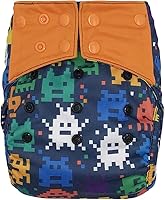 Vista 11 de Cubierta de pañal impermeable reutilizable: para pañales de tela preplegados, planos, ajustados o insertos (coche)