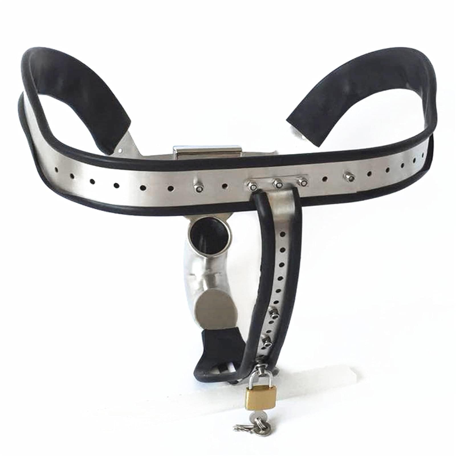 Chastity Belt, Un Set Sessuale Per Uomini Che Include Una Gabbia Per Il Pene, Un Plug Anale Rimovibile E Una Cintura Di Castità, Che Offre Alle Coppie Un'esperienza Stimolante
