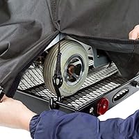 Vista 7 de TOPINCN Cubierta para silla de ruedas, cubierta de transporte de agua para silla eléctrica al aire libre