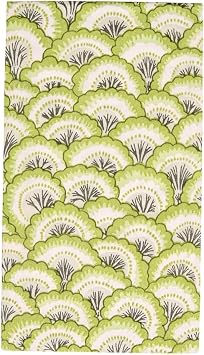 Pontchartrain Scallop Green Guest Towel Napkins - 15 Per Package