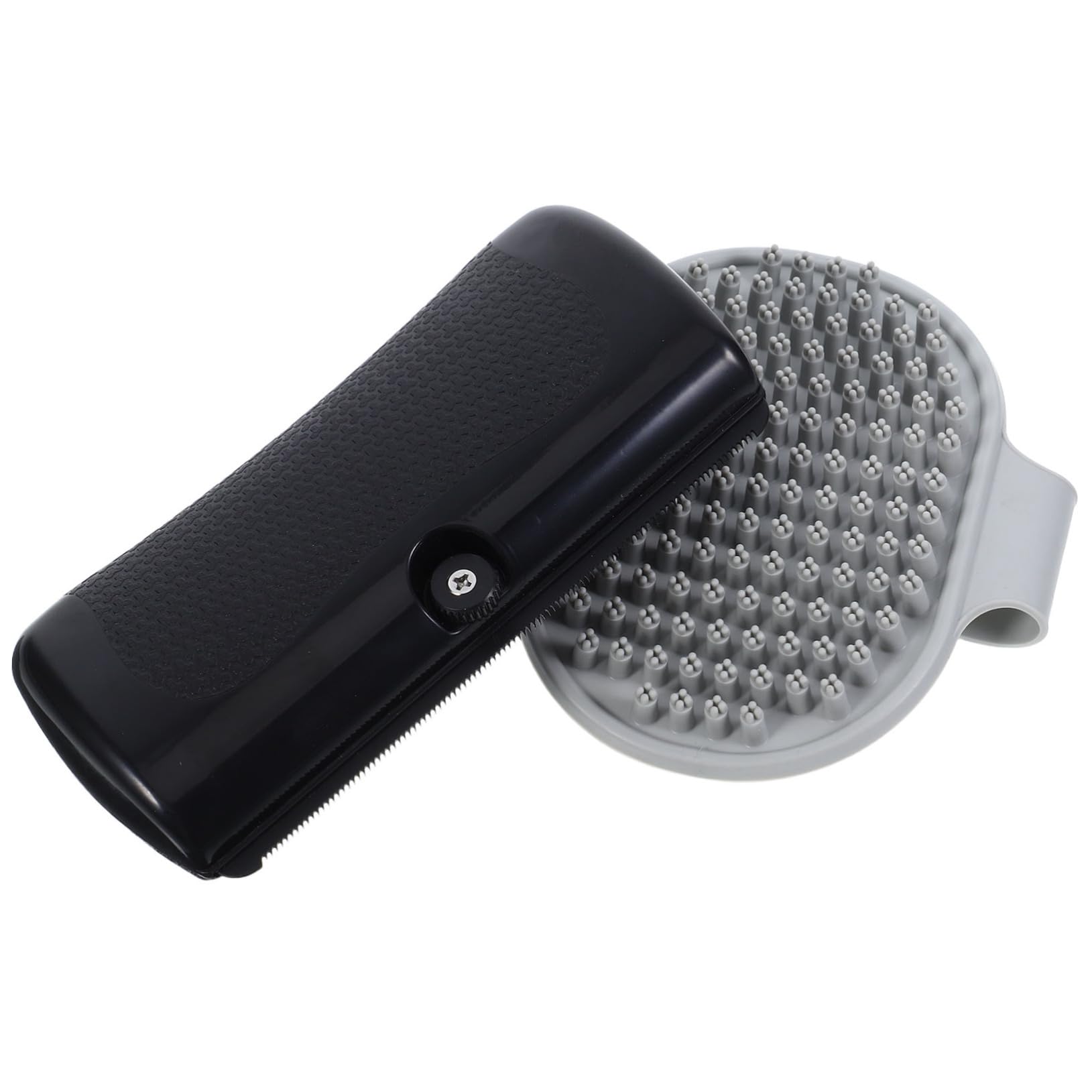 POPETPOP 2pcs Pet Hair Comb Kit for Dog and Cat Grooming Fine Brush for Thinning Gentle Grooming Tool for All Pets Easy to and Maintain