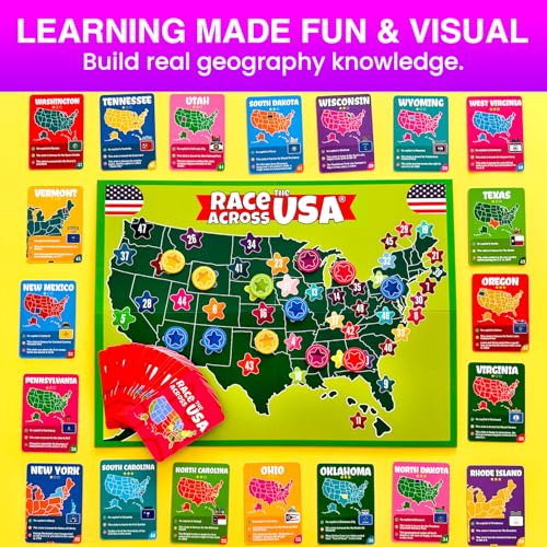 QUOKKA Juego de mesa States of America para niños 8-12 años miniatura 5