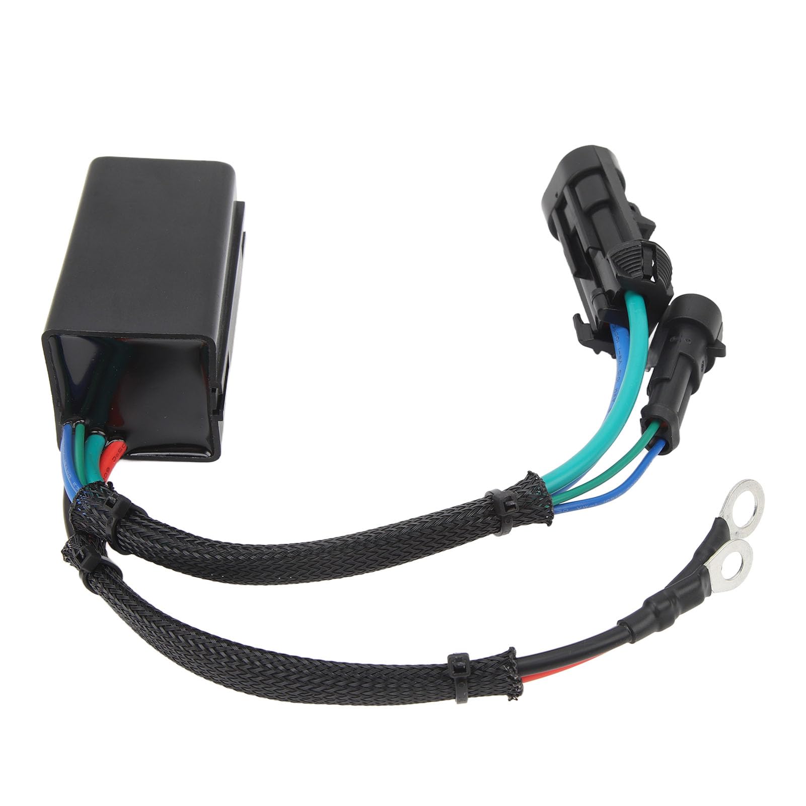 Keenso Przekaźnik Trim Tilt 12V, Zestaw Przekaźników ABS z 6 Zaciskami,